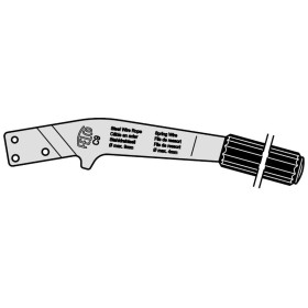 Handle with grip and pin FELCO C9/2