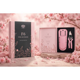 FELCO 6 Pink Blossom – sekator z kaburą, edycja limitowana